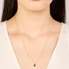 392-gold-plated-may-emerald-birthstone-necklace-1.webp Gold Plated May Emerald Birthstone Necklace