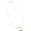 396-gold-plated-modern-organic-pendant-statement-necklace-2.webp Gold Plated Modern Organic Pendant Statement Necklace