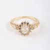 Gold Plated Opulent Statement Ring