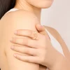 405-gold-plated-peach-cubic-zirconia-ring-1.webp Gold Plated Peach Cubic Zirconia Ring
