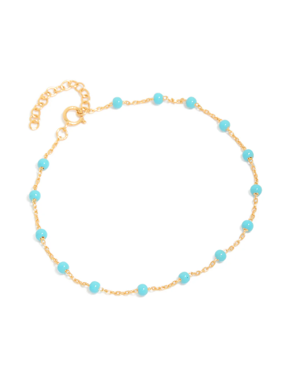 430-gold-plated-sterling-silver-blue-enamel-station-beaded-bracelet-2.webp Gold Plated Sterling Silver Blue Enamel Station Beaded Bracelet