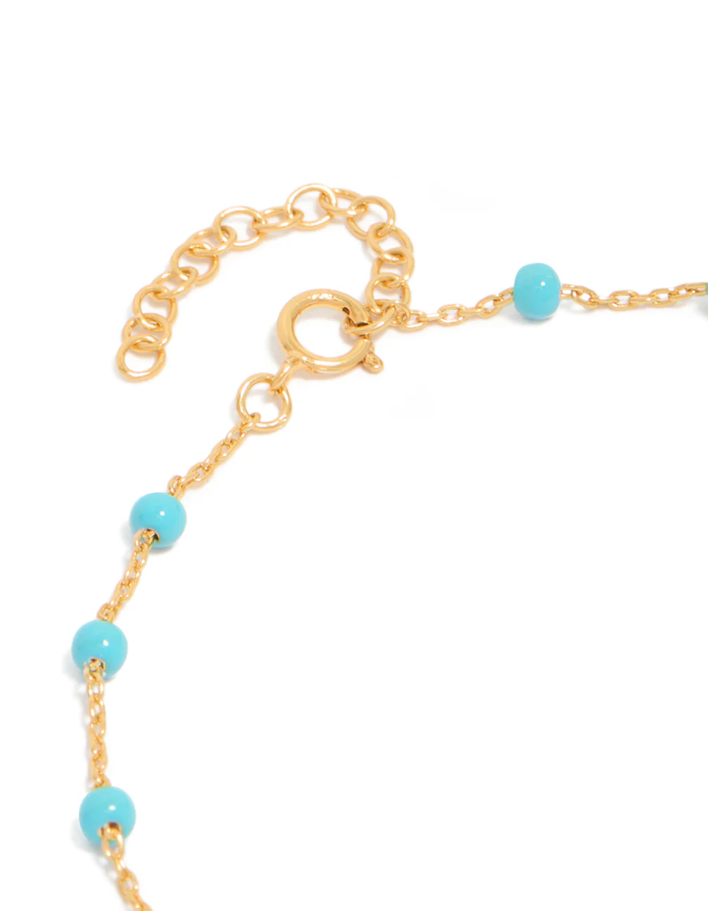430-gold-plated-sterling-silver-blue-enamel-station-beaded-bracelet-5.webp Gold Plated Sterling Silver Blue Enamel Station Beaded Bracelet
