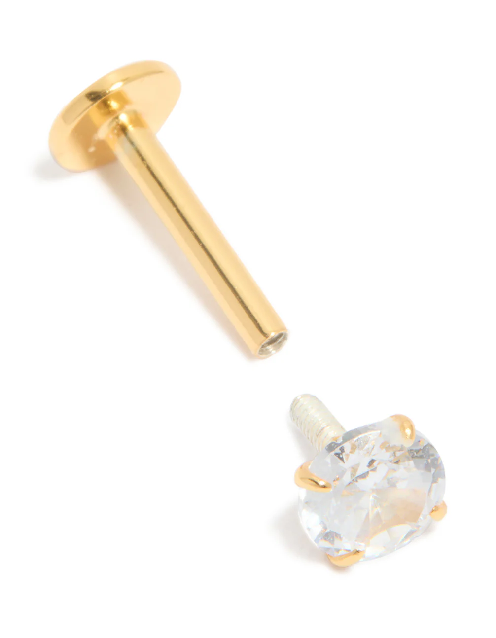 436-gold-plated-sterling-silver-round-cubic-zirconia-flat-back-single-stud-3.webp Gold Plated Sterling Silver Round Cubic Zirconia Flat Back Single Stud