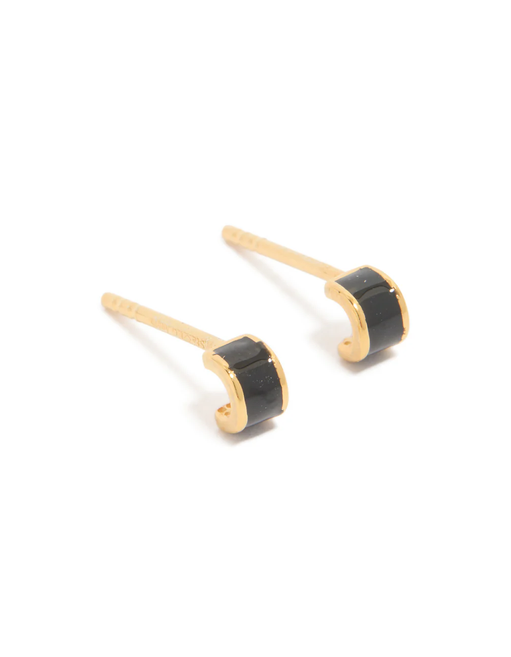 437-gold-plated-sterling-silver-tiny-black-enamel-stud-earrings-2.webp Gold Plated Sterling Silver Tiny Black Enamel Stud Earrings