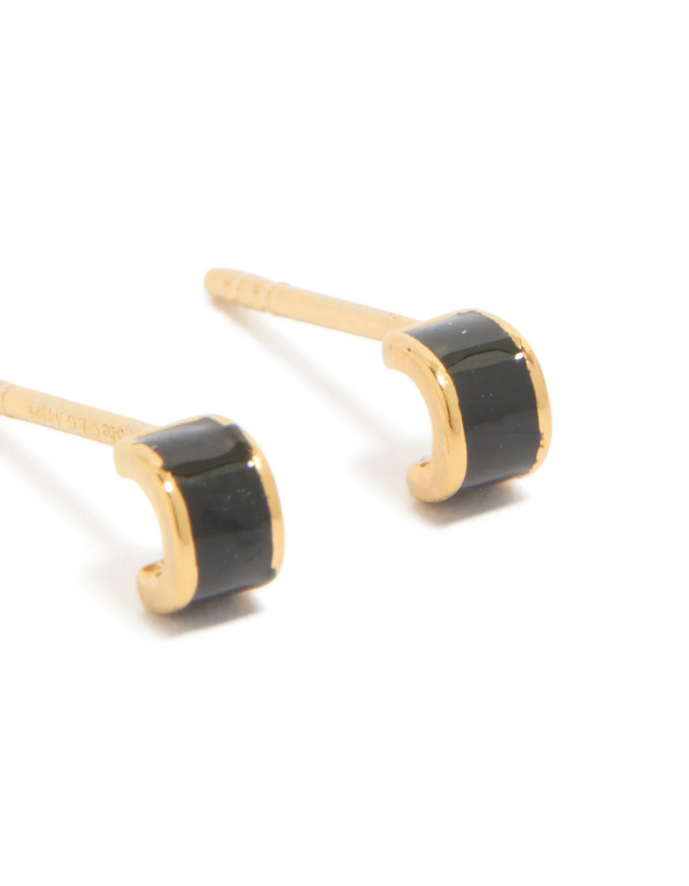 437-gold-plated-sterling-silver-tiny-black-enamel-stud-earrings-5.webp Gold Plated Sterling Silver Tiny Black Enamel Stud Earrings