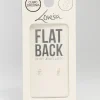 Gold Plated Surgical Steel Cubic Zirconia Double Flat Back 2-Pack