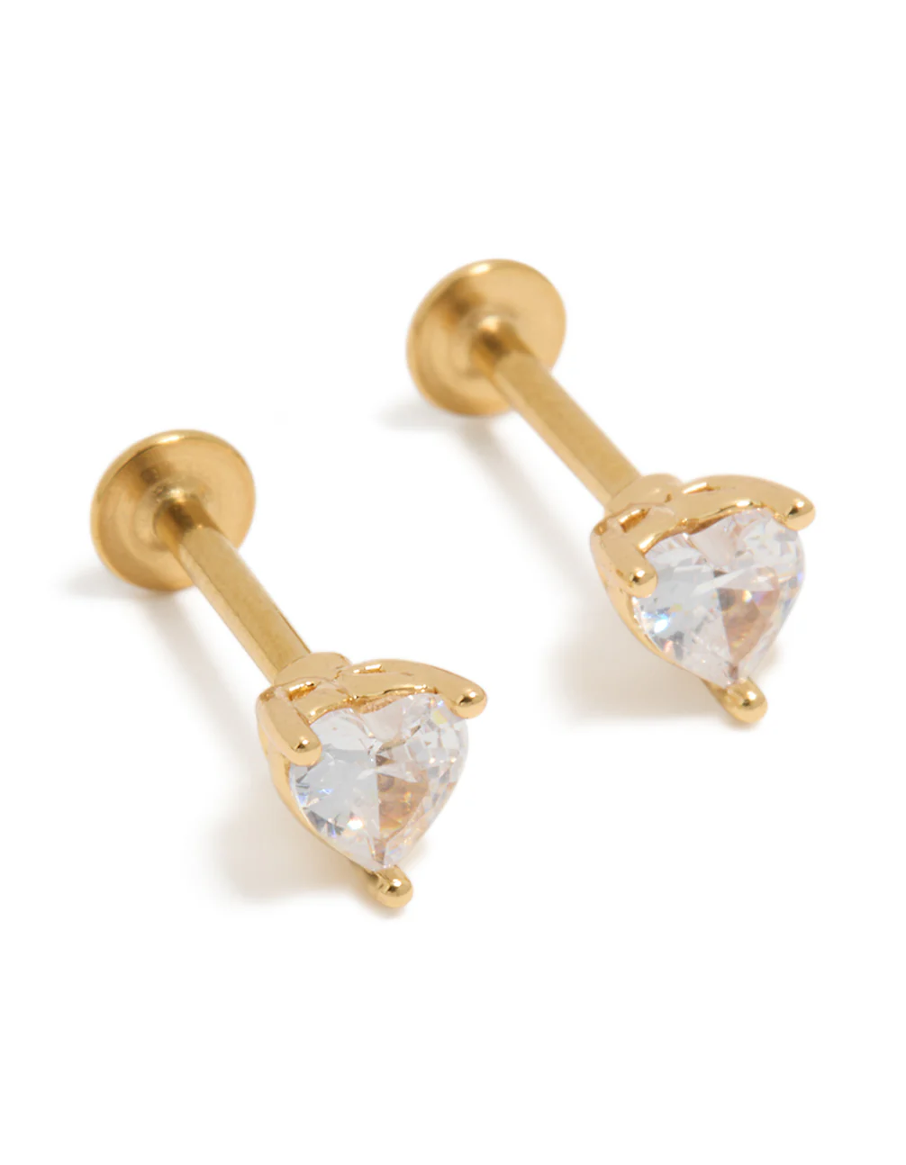 454-gold-plated-surgical-steel-cubic-zirconia-heart-flat-back-studs-2.webp Gold Plated Surgical Steel Cubic Zirconia Heart Flat Back Studs