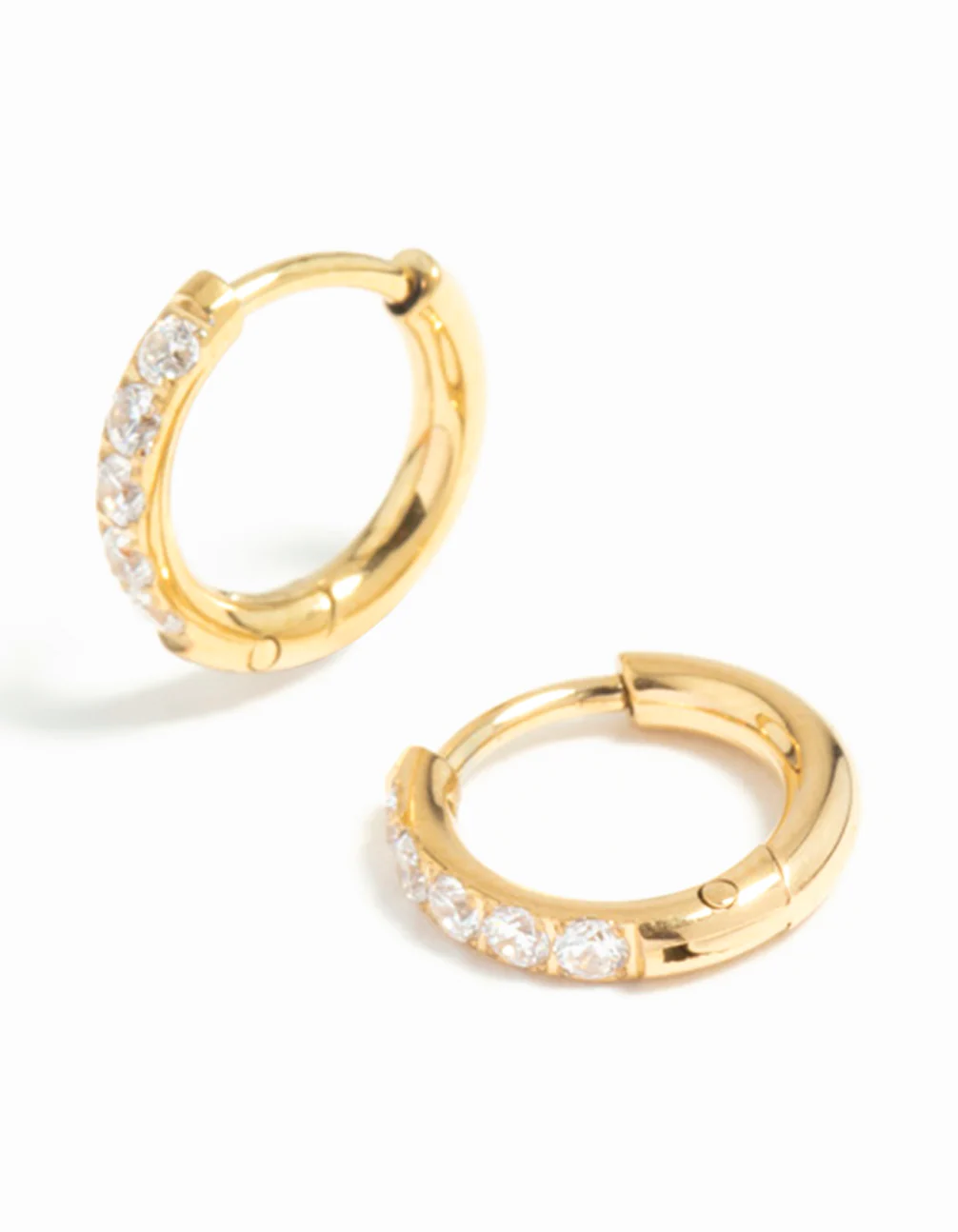 456-gold-plated-surgical-steel-cubic-zirconia-hoop-earrings-2.webp Gold Plated Surgical Steel Cubic Zirconia Hoop Earrings