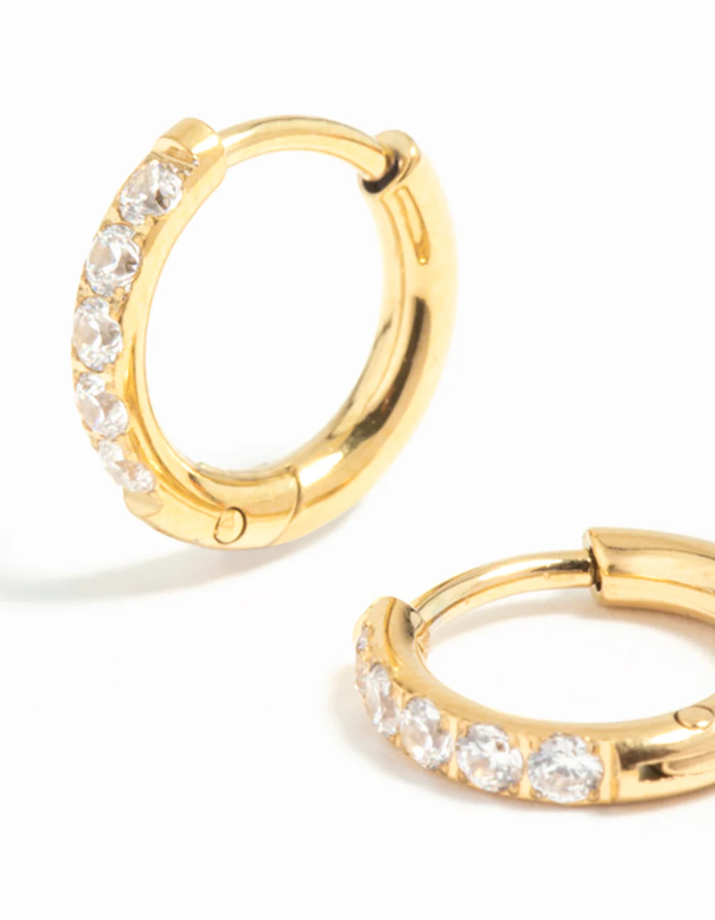 456-gold-plated-surgical-steel-cubic-zirconia-hoop-earrings-4.webp Gold Plated Surgical Steel Cubic Zirconia Hoop Earrings