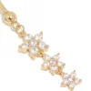 459-gold-plated-surgical-steel-cubic-zirconia-multi-butterfly-belly-bar-2.webp Gold Plated Surgical Steel Cubic Zirconia Multi Butterfly Belly Bar