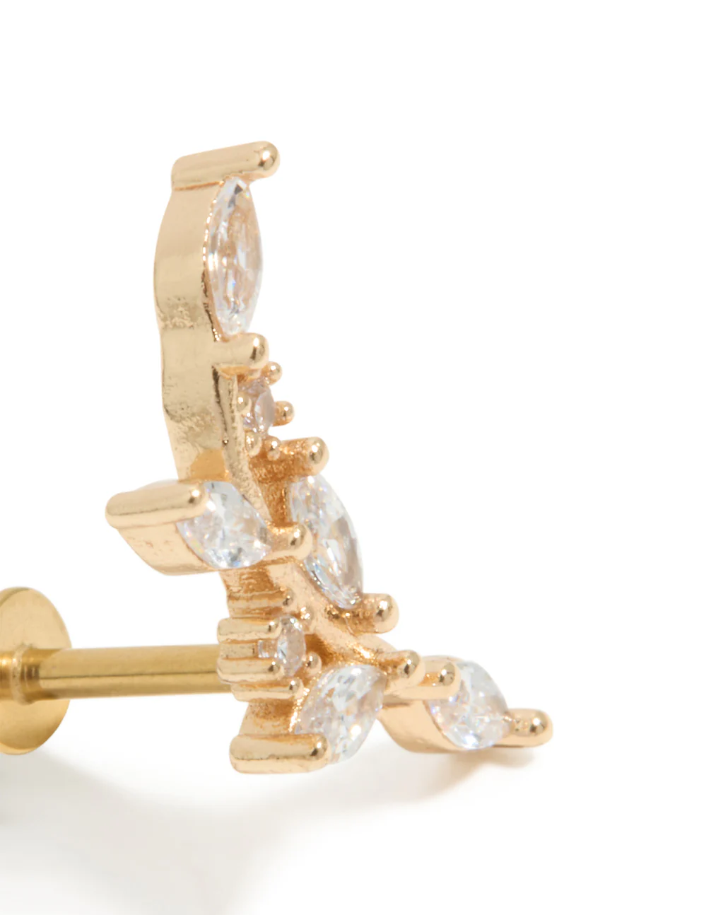 462-gold-plated-surgical-steel-curved-vine-single-flat-back-4.webp Gold Plated Surgical Steel Curved Vine Single Flat Back
