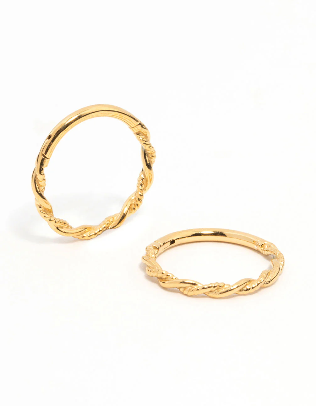 472-gold-plated-surgical-steel-sleeper-earrings-10mm-1.webp Gold Plated Surgical Steel Sleeper Earrings 10MM