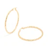 473-gold-plated-surgical-steel-textured-hoop-earrings-40-mm-2.webp Gold Plated Surgical Steel Textured Hoop Earrings 40 MM