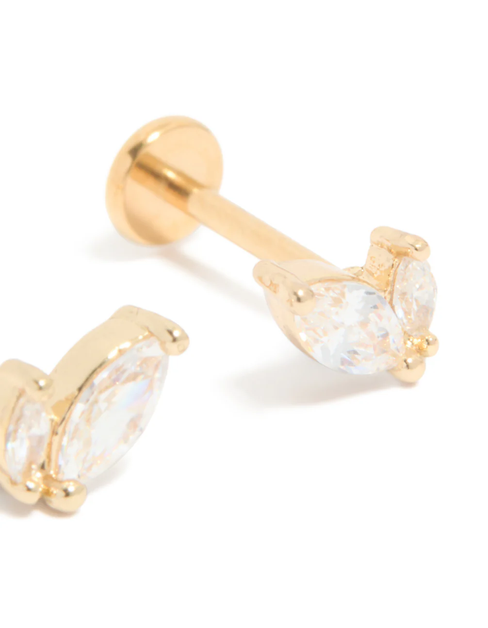 479-gold-plated-titanium-marquise-cubic-zirconia-flat-back-studs-5.webp Gold Plated Titanium Marquise Cubic Zirconia Flat Back Studs
