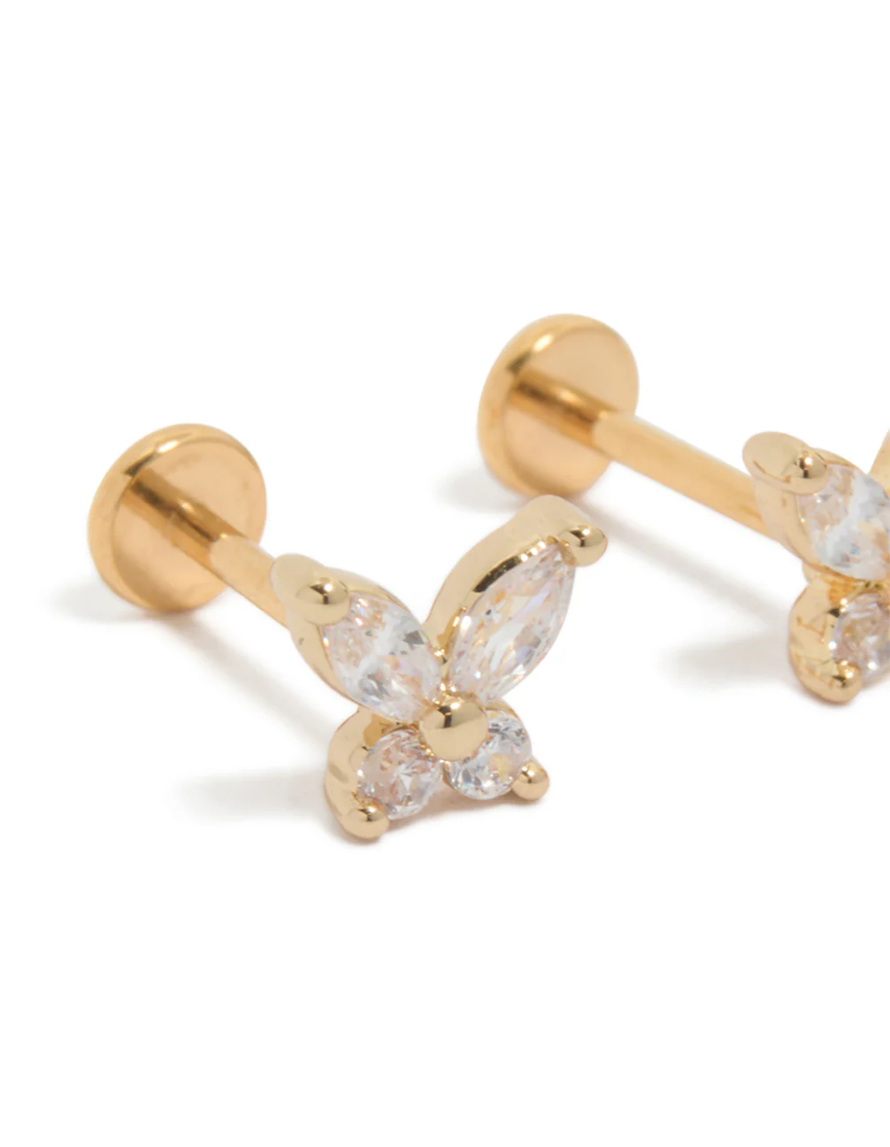 482-gold-plated-titanium-cubic-zirconia-butterfly-flat-back-studs-4.webp Gold Plated Titanium Cubic Zirconia Butterfly Flat Back Studs