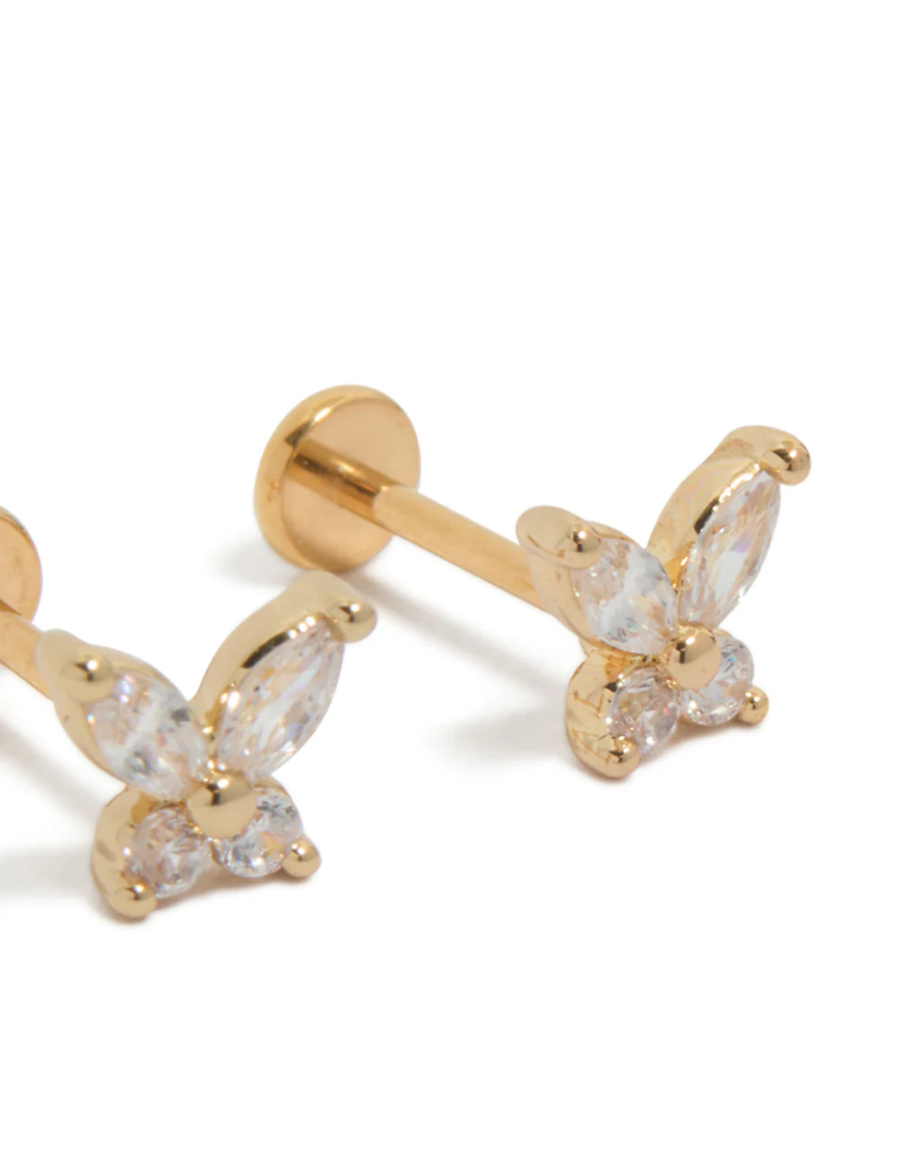 482-gold-plated-titanium-cubic-zirconia-butterfly-flat-back-studs-5.webp Gold Plated Titanium Cubic Zirconia Butterfly Flat Back Studs