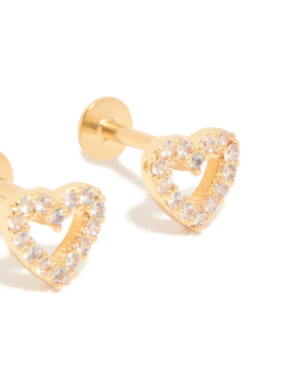 484-gold-plated-titanium-cubic-zirconia-open-heart-flat-back-studs-5.webp Gold Plated Titanium Cubic Zirconia Open Heart Flat Back Studs