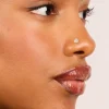 485-gold-plated-titanium-cubic-zirconia-threadless-flat-back-nose-studs-1.webp Gold Plated Titanium Cubic Zirconia Threadless Flat Back Nose Studs