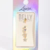 486-gold-plated-titanium-flower-belly-bar-2.webp Gold Plated Titanium Flower Belly Bar
