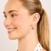 493-gold-purple-cubic-zirconia-double-drop-earrings-3.webp Gold Purple Cubic Zirconia Double Drop Earrings