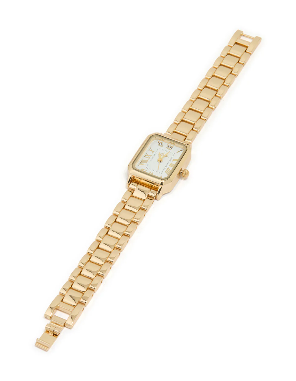 496-gold-rectangle-roman-numeral-watch-3.webp Gold Rectangle Roman Numeral Watch