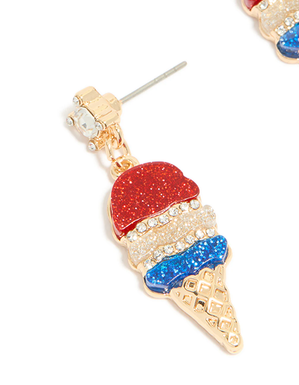 499-gold-red-blue-clear-diamante-ice-cream-cone-drop-earrings-4.webp Gold Red Blue & Clear Diamante Ice Cream Cone Drop Earrings