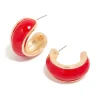 502-gold-red-mini-chunky-hoop-earrings-1.webp Gold Red Mini Chunky Hoop Earrings