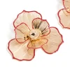 509-gold-statement-red-outline-flower-stud-earrings-4.webp Gold Statement Red Outline Flower Stud Earrings