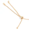 Gold Twisted Chain Celestial Charm Toggle Bracelet