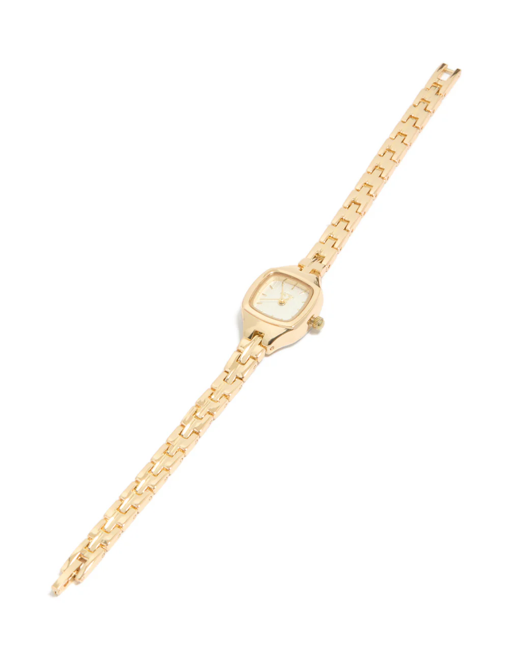 Gold Vintage Mini Square Watch