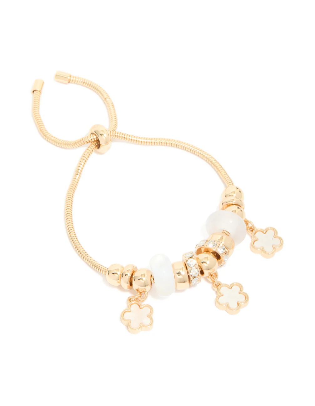 527-gold-white-flower-charm-trio-toggle-bracelet-2.webp Gold White Flower Charm Trio Toggle Bracelet