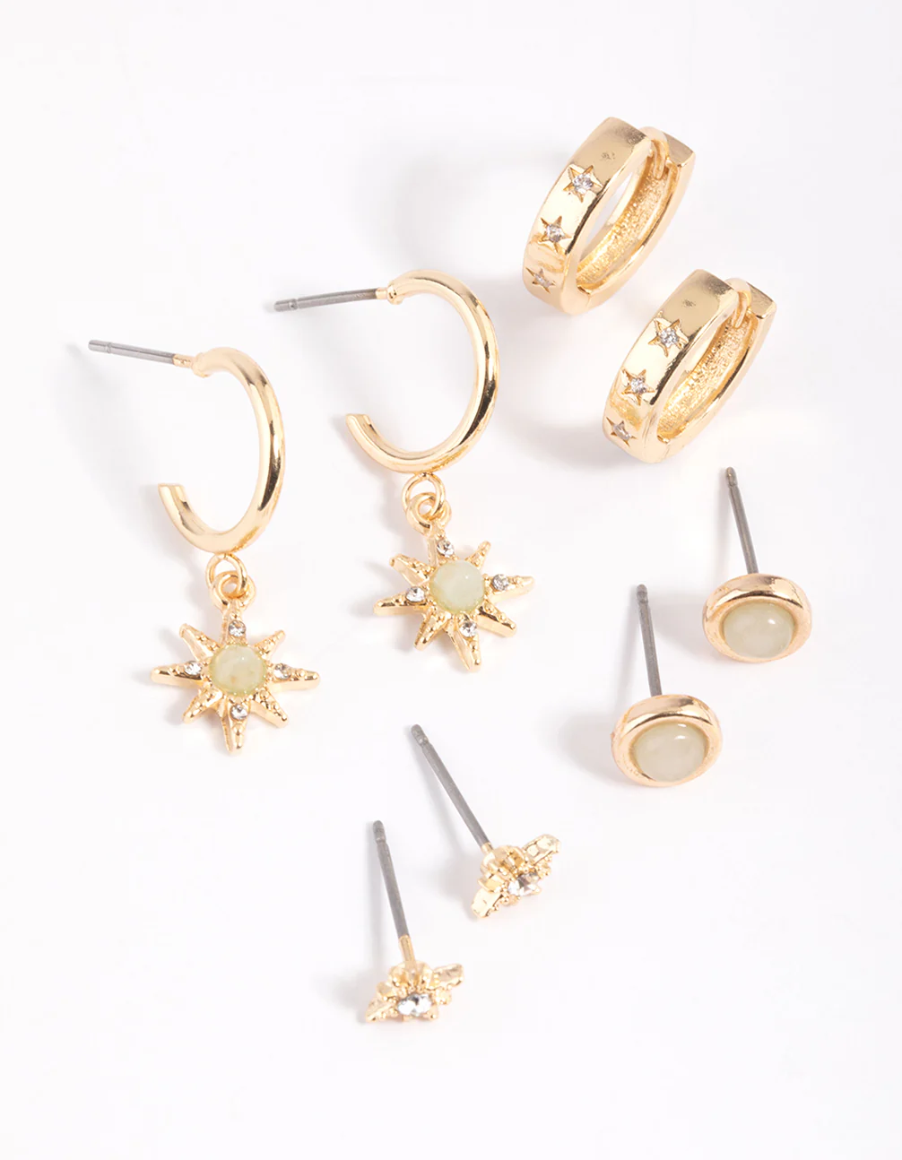 529-green-fluorite-star-earring-stack-pack-2.webp Green Fluorite Star Earring Stack Pack