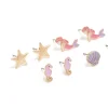 533-kids-gold-mermaid-dolphin-stud-earrings-6-pack-2.webp Kids Gold Mermaid & Dolphin Stud Earrings 6-Pack