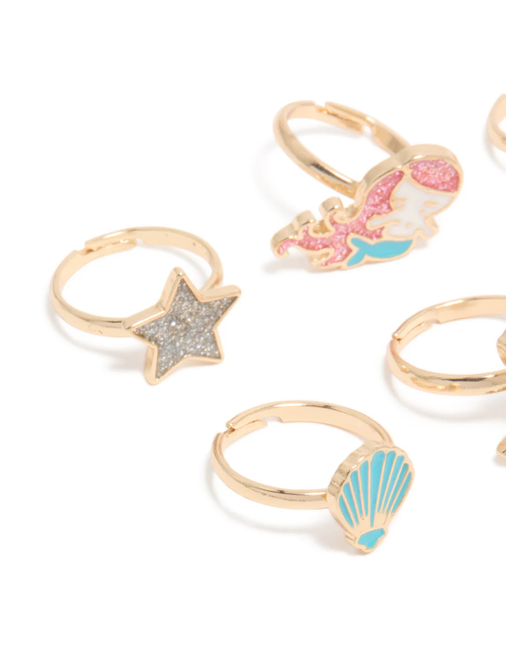 534-kids-gold-mermaid-sea-rings-6-pack-2.webp Kids Gold Mermaid & Sea Rings 6-Pack