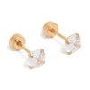 537-kids-gold-plated-surgical-steel-cubic-zirconia-flat-back-studs-1.webp Kids Gold Plated Surgical Steel Cubic Zirconia Flat Back Studs
