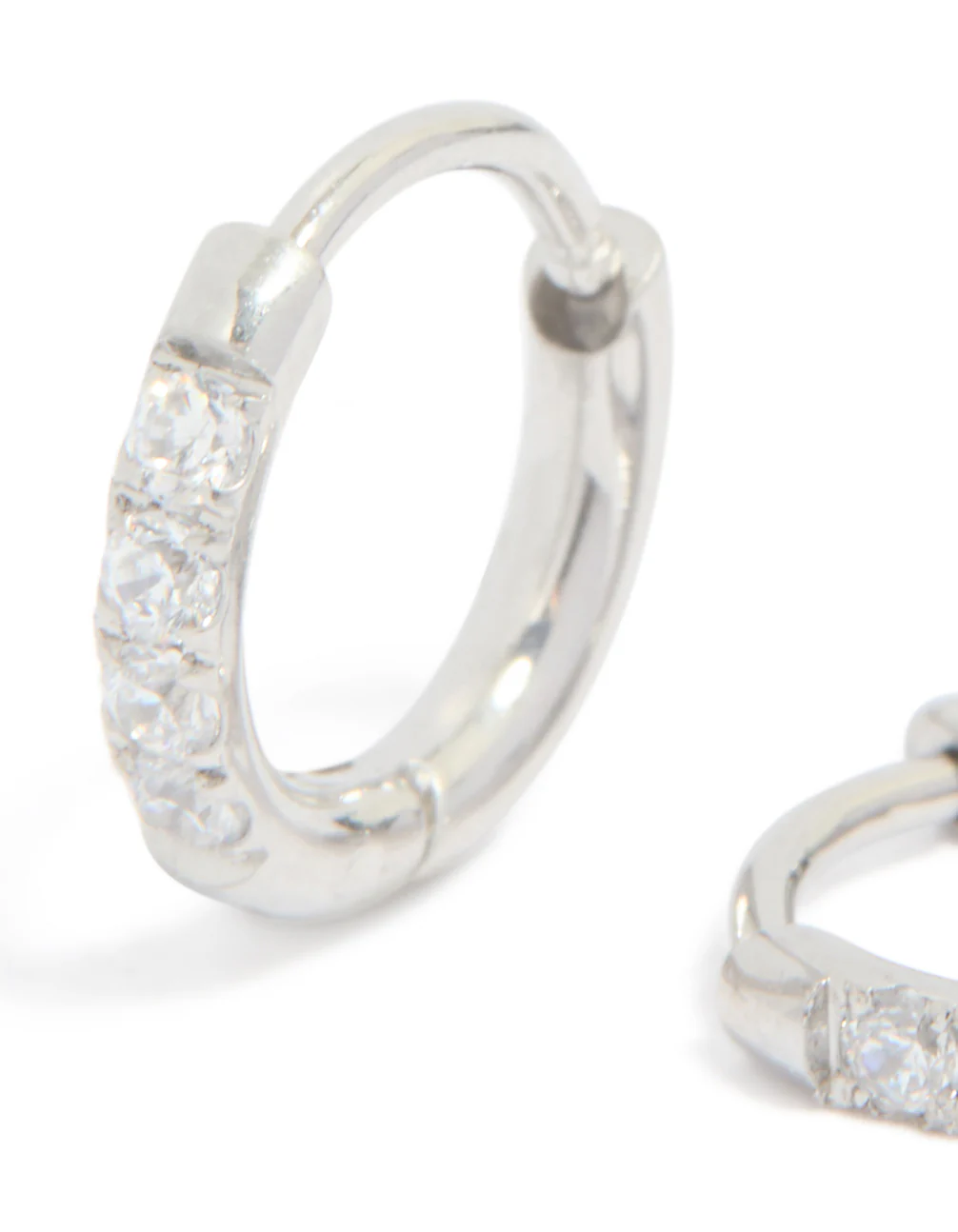 548-kids-surgical-steel-cubic-zirconia-sleeper-earrings-2.webp Kids Surgical Steel Cubic Zirconia Sleeper Earrings