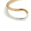 553-mixed-metal-plated-open-crossover-wrist-cuff-4.webp Mixed Metal Plated Open Crossover Wrist Cuff