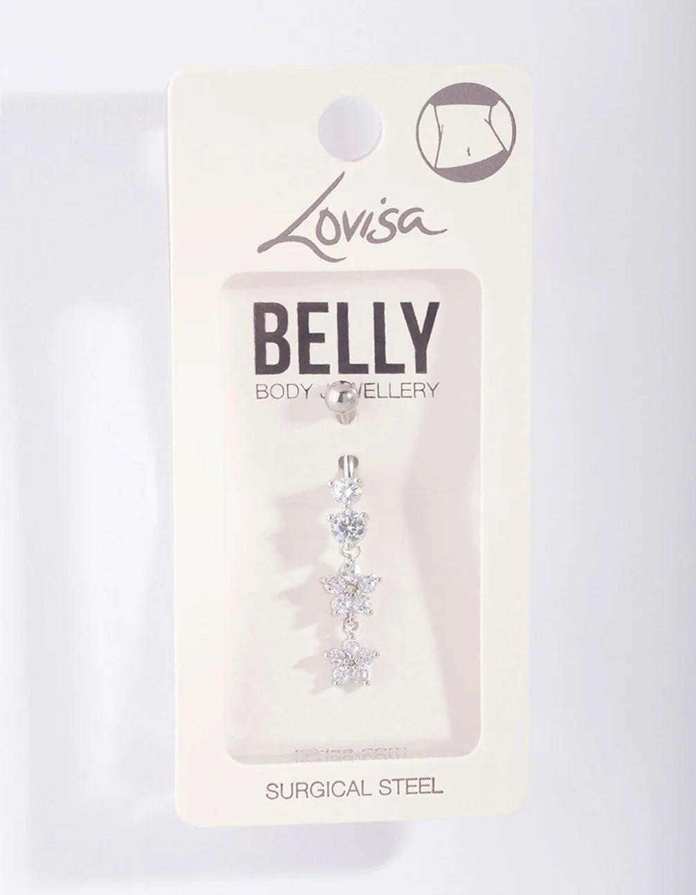 56-surgical-steel-double-flower-drop-belly-bar-1.webp Surgical Steel Double Flower Drop Belly Bar