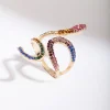 563-rainbow-diamante-snake-wrap-ring-4.webp Rainbow Diamante Snake Wrap Ring