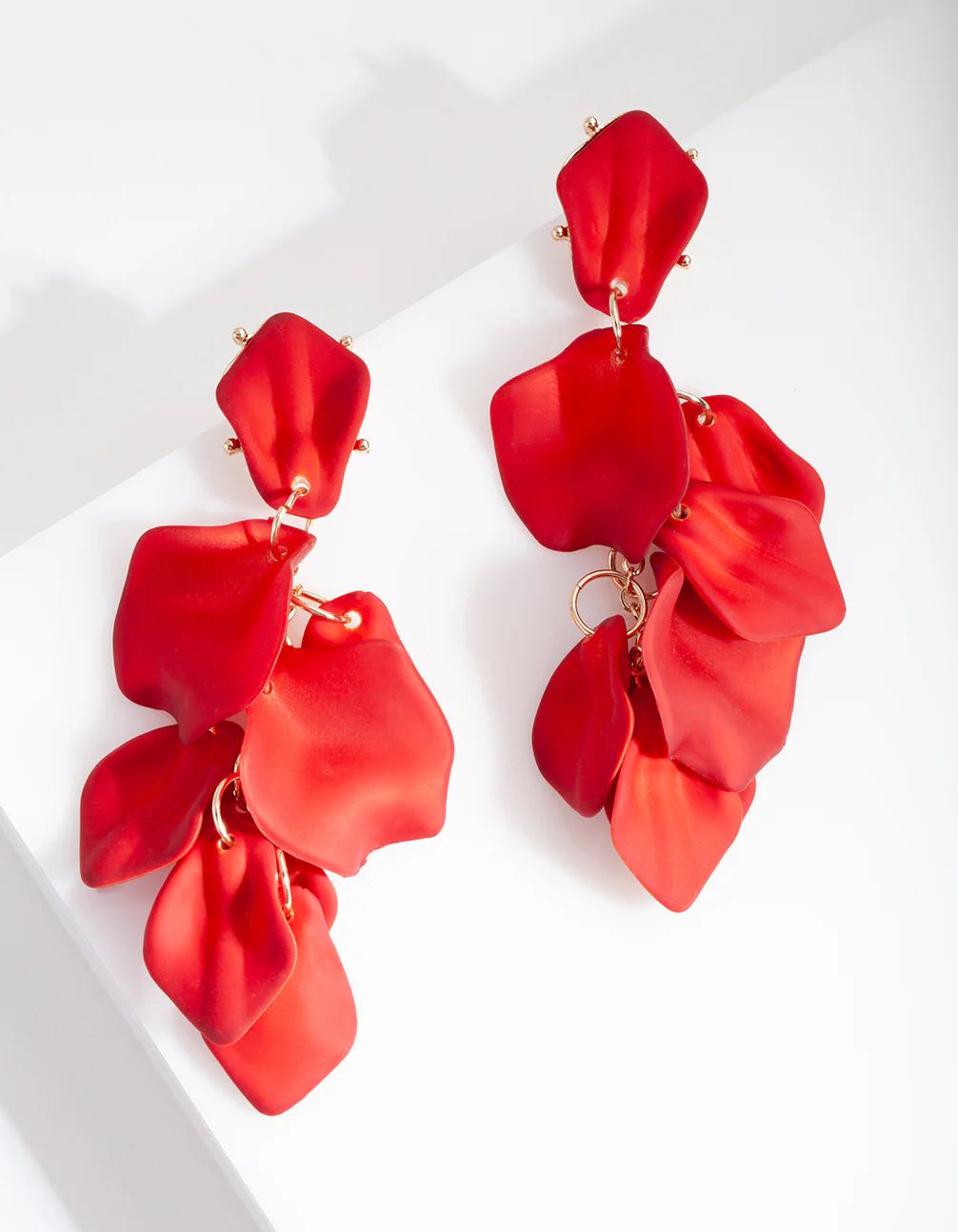 570-red-coated-metal-petal-drop-earrings-1.webp Red Coated Metal Petal Drop Earrings