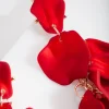 570-red-coated-metal-petal-drop-earrings-3.webp Red Coated Metal Petal Drop Earrings