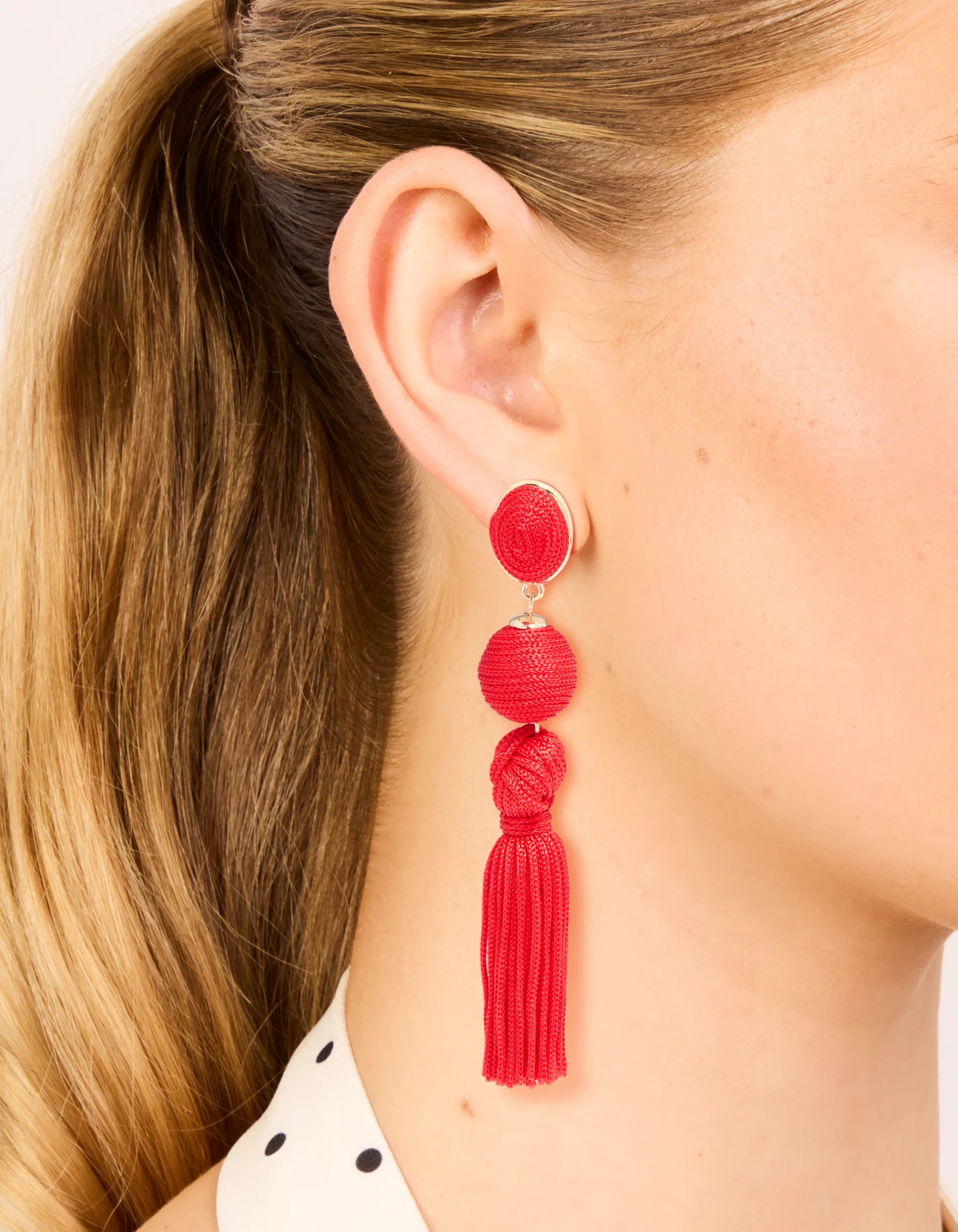 571-red-fabric-tassel-drop-earrings-2.webp Red Fabric Tassel Drop Earrings