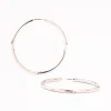 Surgical Steel Polished Hoop Earrings