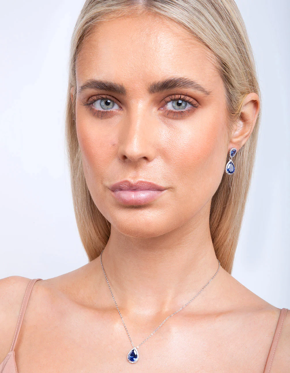 591-sapphire-teardrop-earrings-necklace-set-2.webp Sapphire Teardrop Earrings Necklace Set