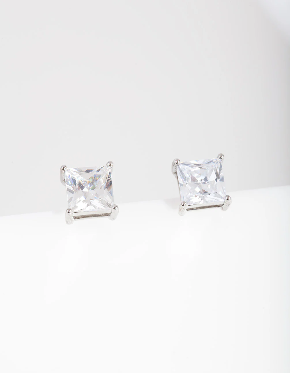 594-silver-cubic-zirconia-7mm-square-stud-earrings-3.webp Silver Cubic Zirconia 7mm Square Stud Earrings
