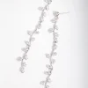 597-silver-cubic-zirconia-bendy-vine-drop-earrings-1.webp Silver Cubic Zirconia Bendy Vine Drop Earrings