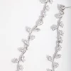 597-silver-cubic-zirconia-bendy-vine-drop-earrings-2.webp Silver Cubic Zirconia Bendy Vine Drop Earrings