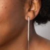 598-silver-cubic-zirconia-chain-drop-earrings-2.webp Silver Cubic Zirconia Chain Drop Earrings