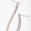 598-silver-cubic-zirconia-chain-drop-earrings-3.webp Silver Cubic Zirconia Chain Drop Earrings