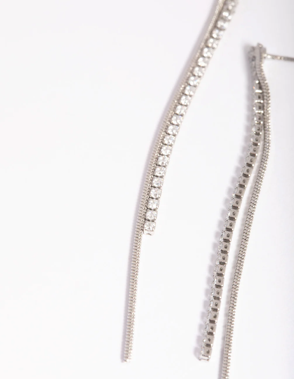 598-silver-cubic-zirconia-chain-drop-earrings-4.webp Silver Cubic Zirconia Chain Drop Earrings